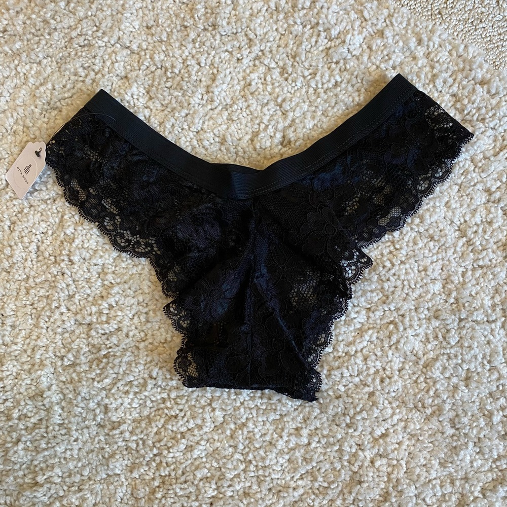 Black Lace panties underwear sexy lingerie NWT - Picture 6 of 8